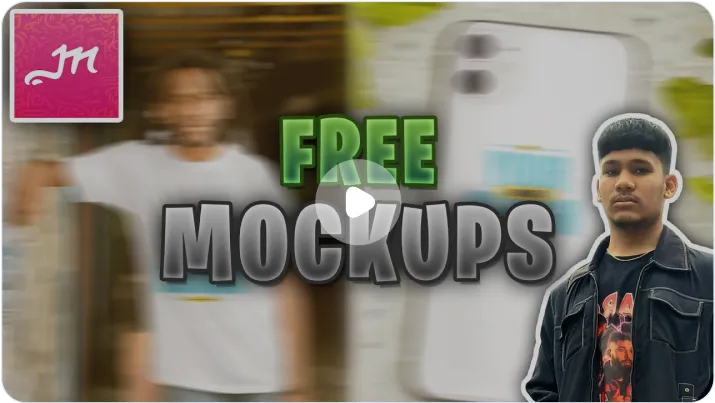 Print-on-demand creator wearing a custom apparel mockup made with Mockey AI