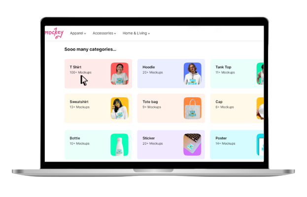 choose tshirt category for free online mockup generator no watermark