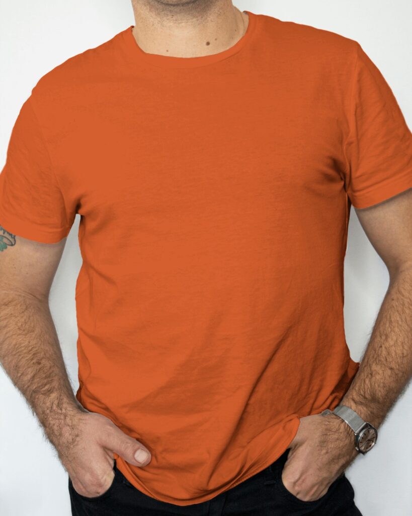 vintage orange tshirt