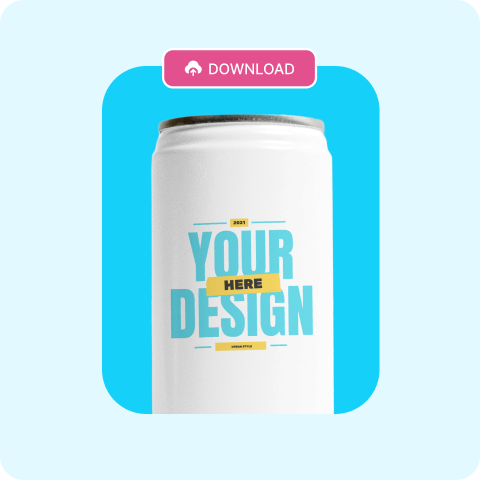 soda can mockup generator