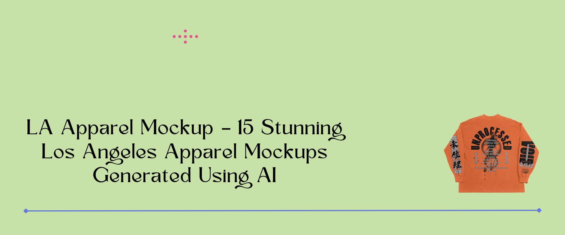 LA Apparel Mockup – 15 Stunning Los Angeles Apparel Mockups Generated Using AI