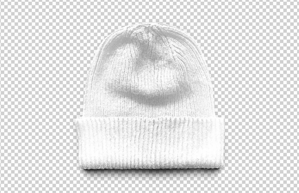 la beanie hat mockup