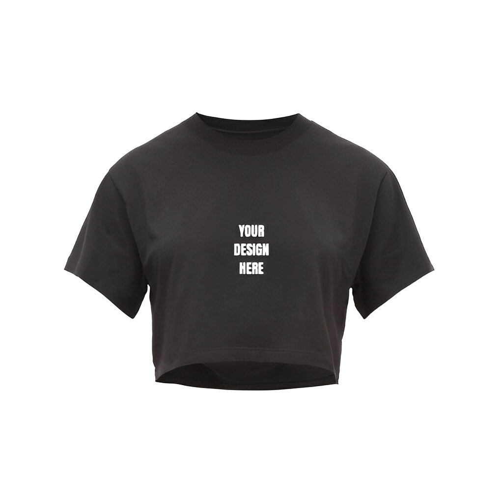 la crop top mockup tshirts