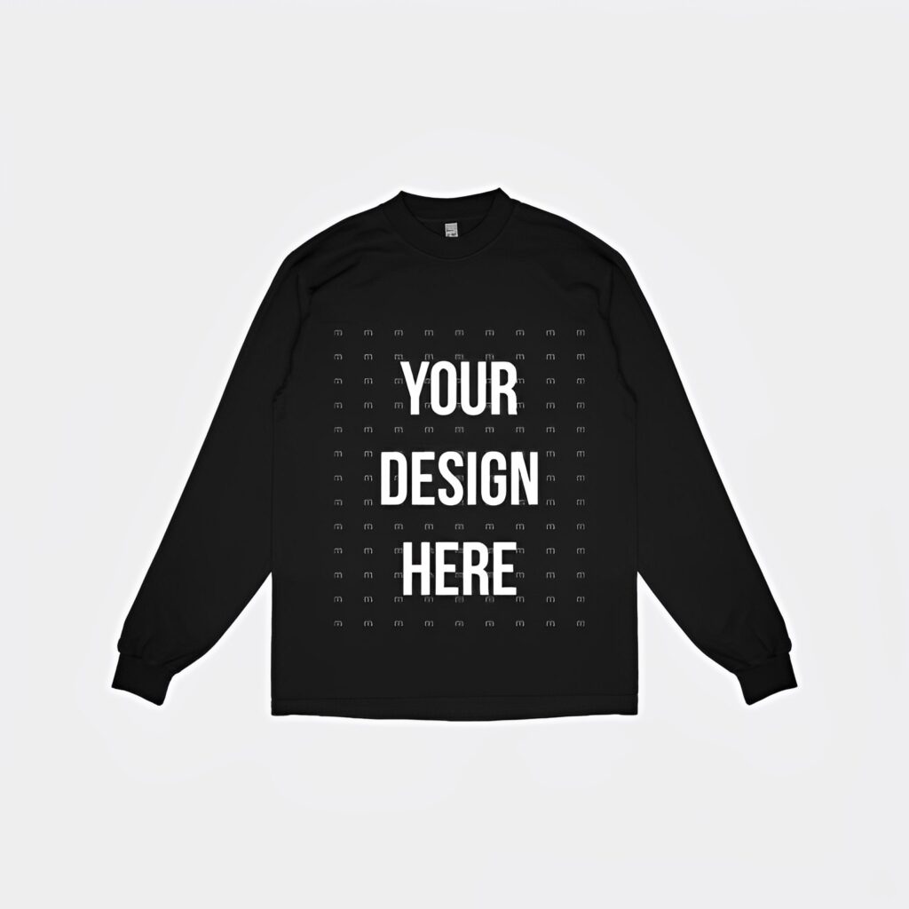 la long sleeve t-shirt mockups