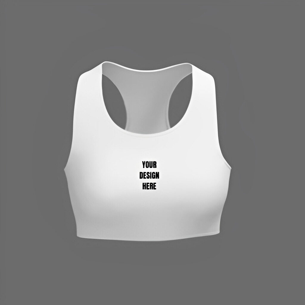 la sports bra mockup