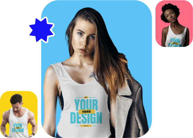 Women Tank Top Mockups PSDs