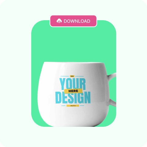 mug mockup - download design 