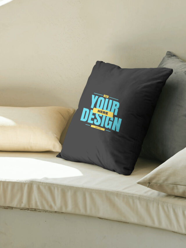 20+ best free cushion mockup templates