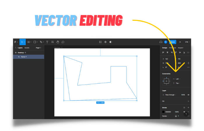 figma vector editing