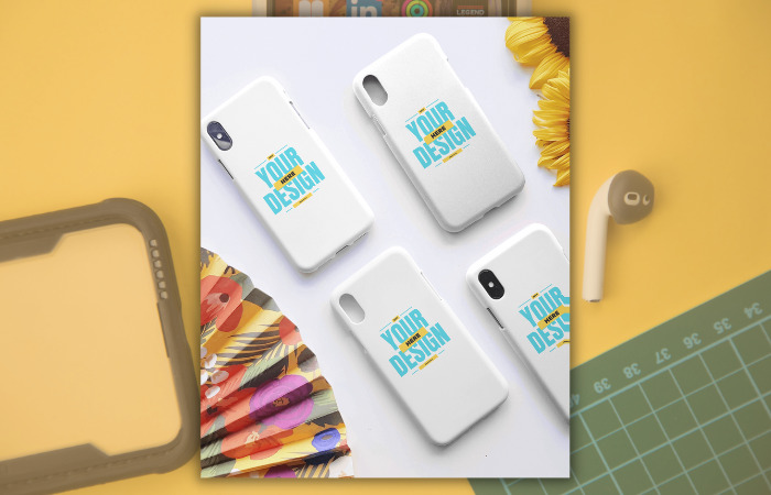 phone cover template