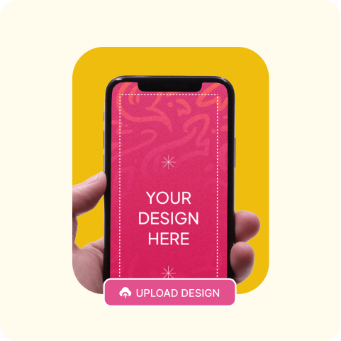 Upload Design and Customize for Free iPhone Mockup