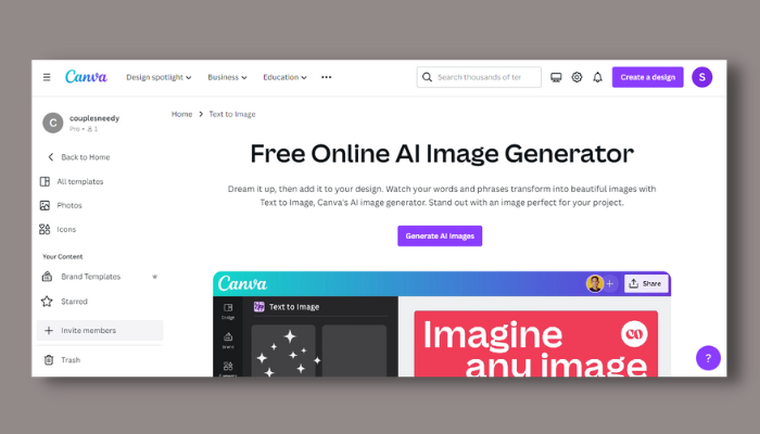 ai image generator canva