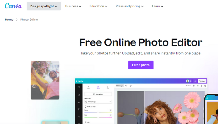 canva photo editor