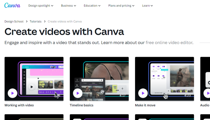 canva videos