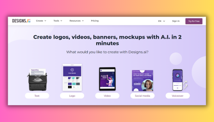 Top 20 AI Graphic Design tools and Generators (Free & Paid) 2024