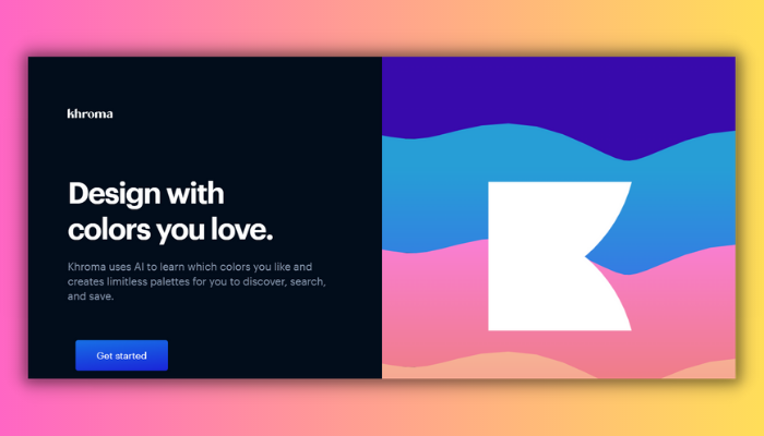 khroma ai graphic design generator