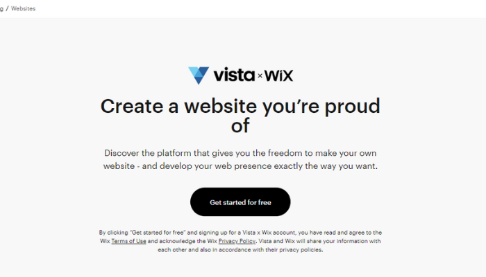 vista web design