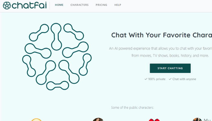 chatfai - character ai alternative