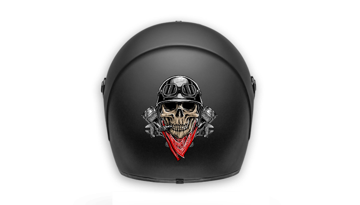 cool skull sticker design ideas