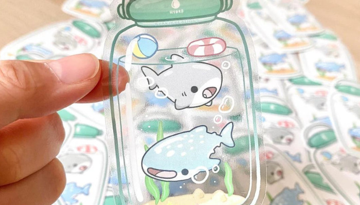 cute bottle stickers
