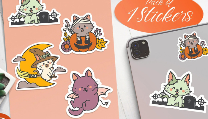cute cat stickers