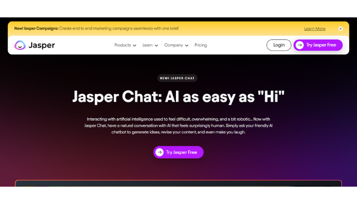 jasper chat character ai alternative