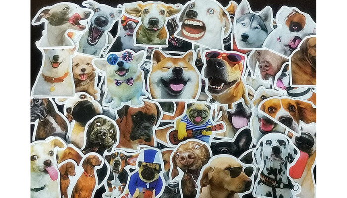 jolly pet sticker design ideas