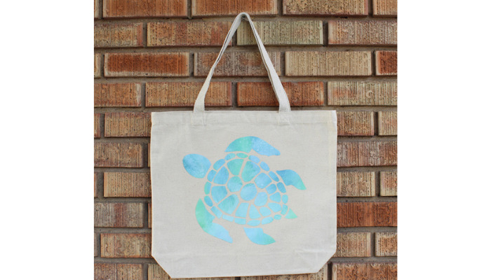 sea turtle Iron-on bag