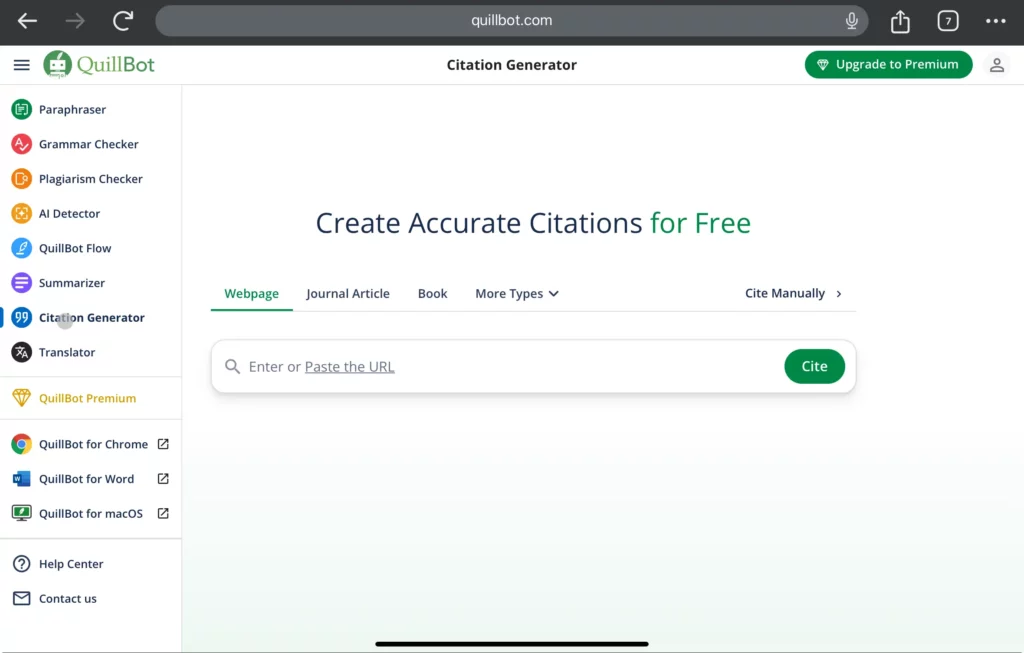 Free citation generator - quillbot ai