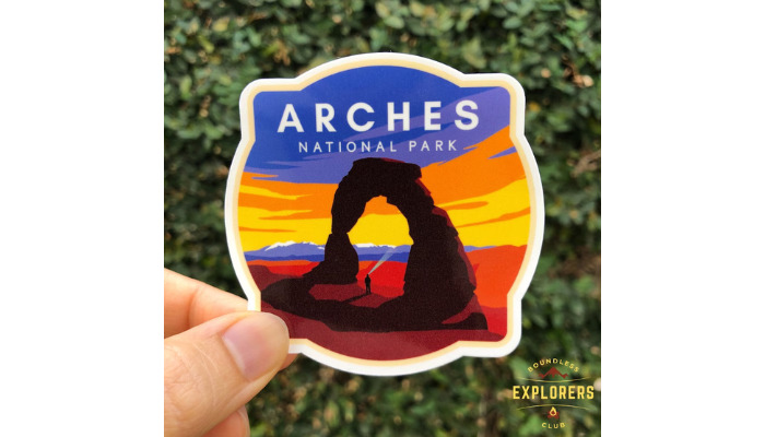 arches national park - laptop sticker ideas