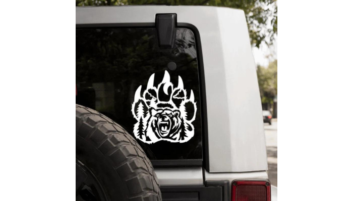 bear paw - bumper sticker ideas