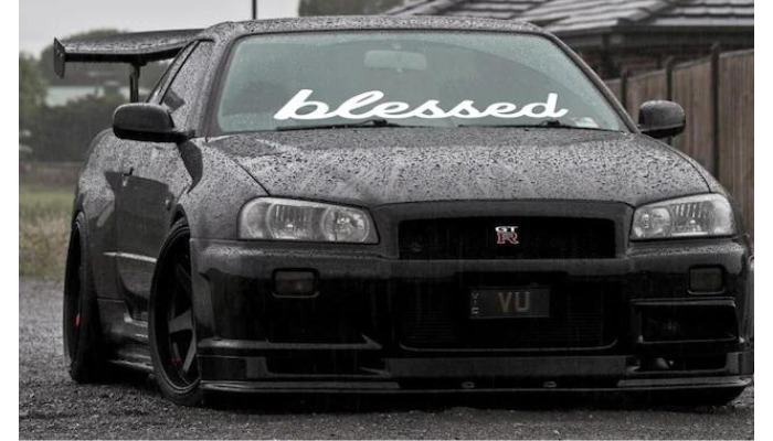 blessed - windshield sticker ideas