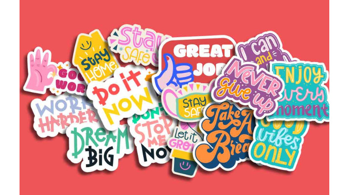 easy to read fonts for stickers