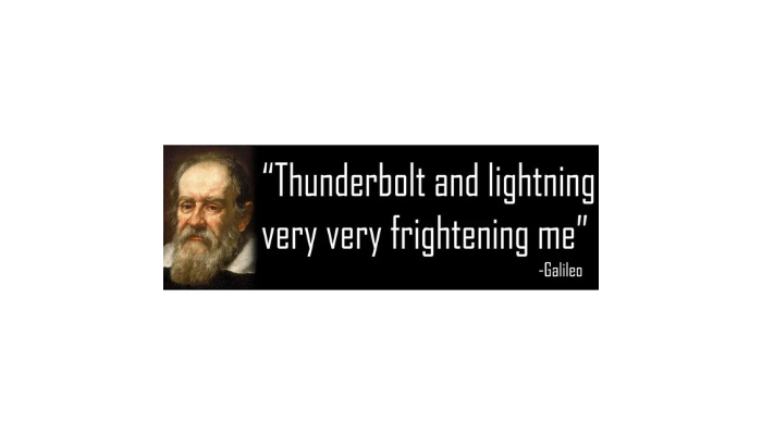 galileo thought - bumper sticker ideas