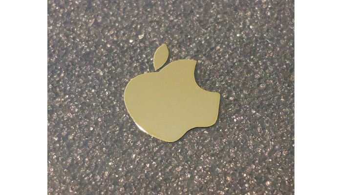 gold apple - macbook sticker ideas