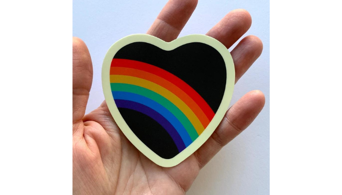 heart rainbow - bumper sticker ideas