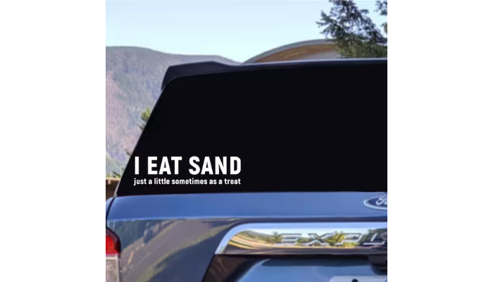 i eat sand