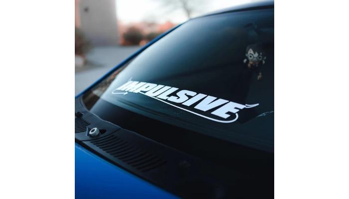 impulsive - windshield sticker ideas
