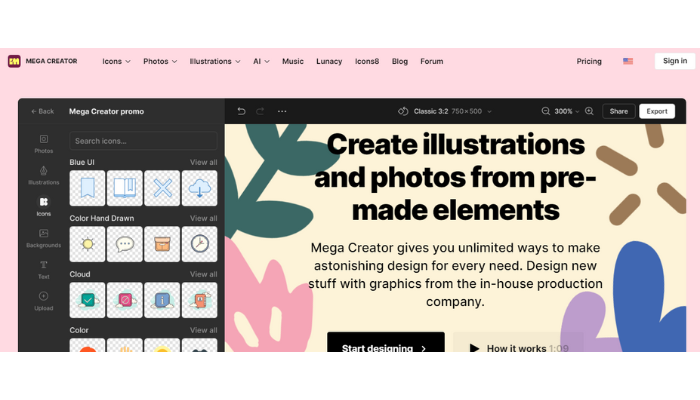 mega creator | canva alternatives