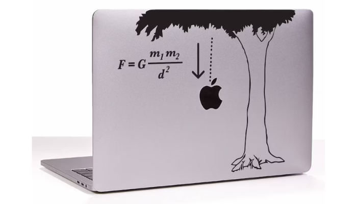 newton’s law - macbook sticker ideas