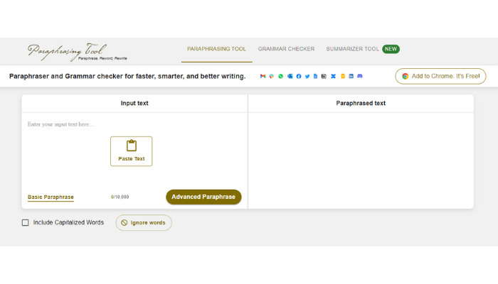 paraphrasing tool - quillbot ai alternative