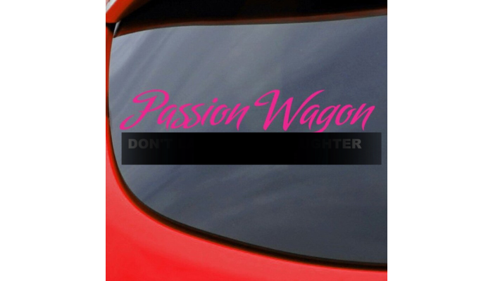 passion wagon - windshield sticker ideas