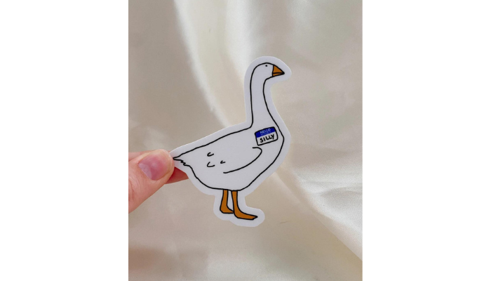 silly goose - laptop sticker ideas