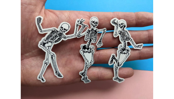skeleton dancing - laptop sticker ideas