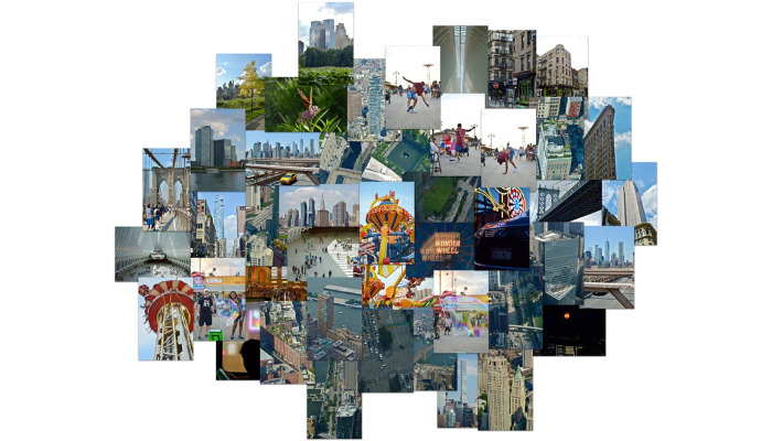 boujee city - sticker collage ideas