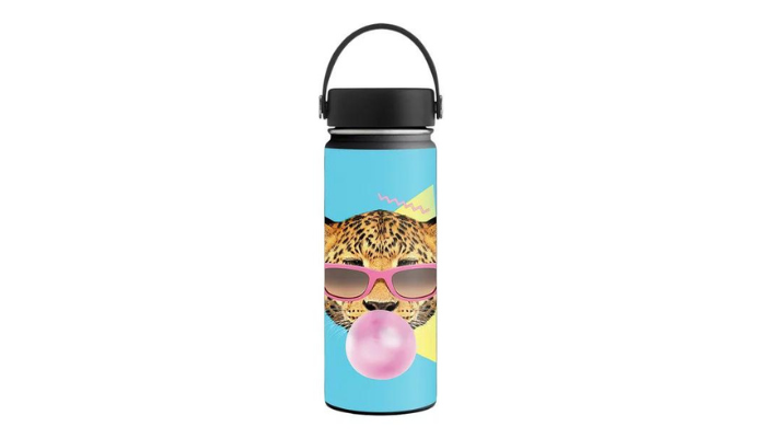 bubble gum cheetah - hydro flask sticker ideas