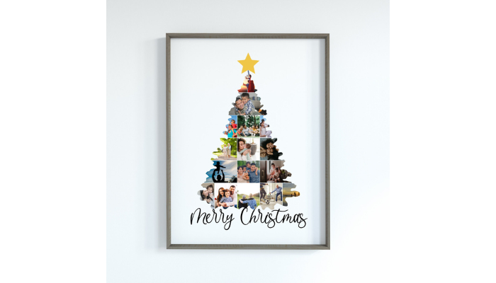christmas tree - sticker collage ideas