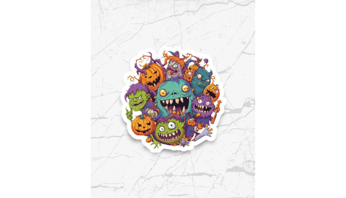 colorful - halloween sticker ideas