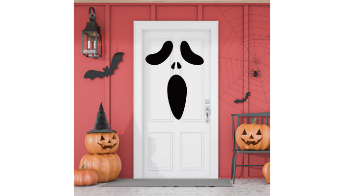 door halloween sticker ideas