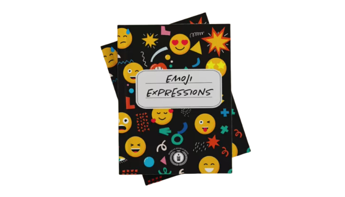 emoji expressions cover ideas for yearbook